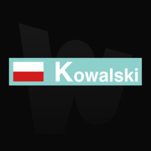 Naklejka regulaminowa Rajdy płaskie