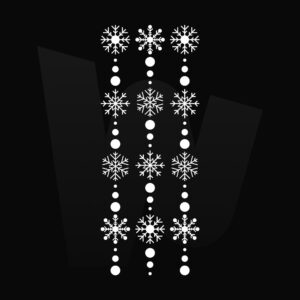 Naklejka Świąteczna Girlanda - RÓŻNE WZORY