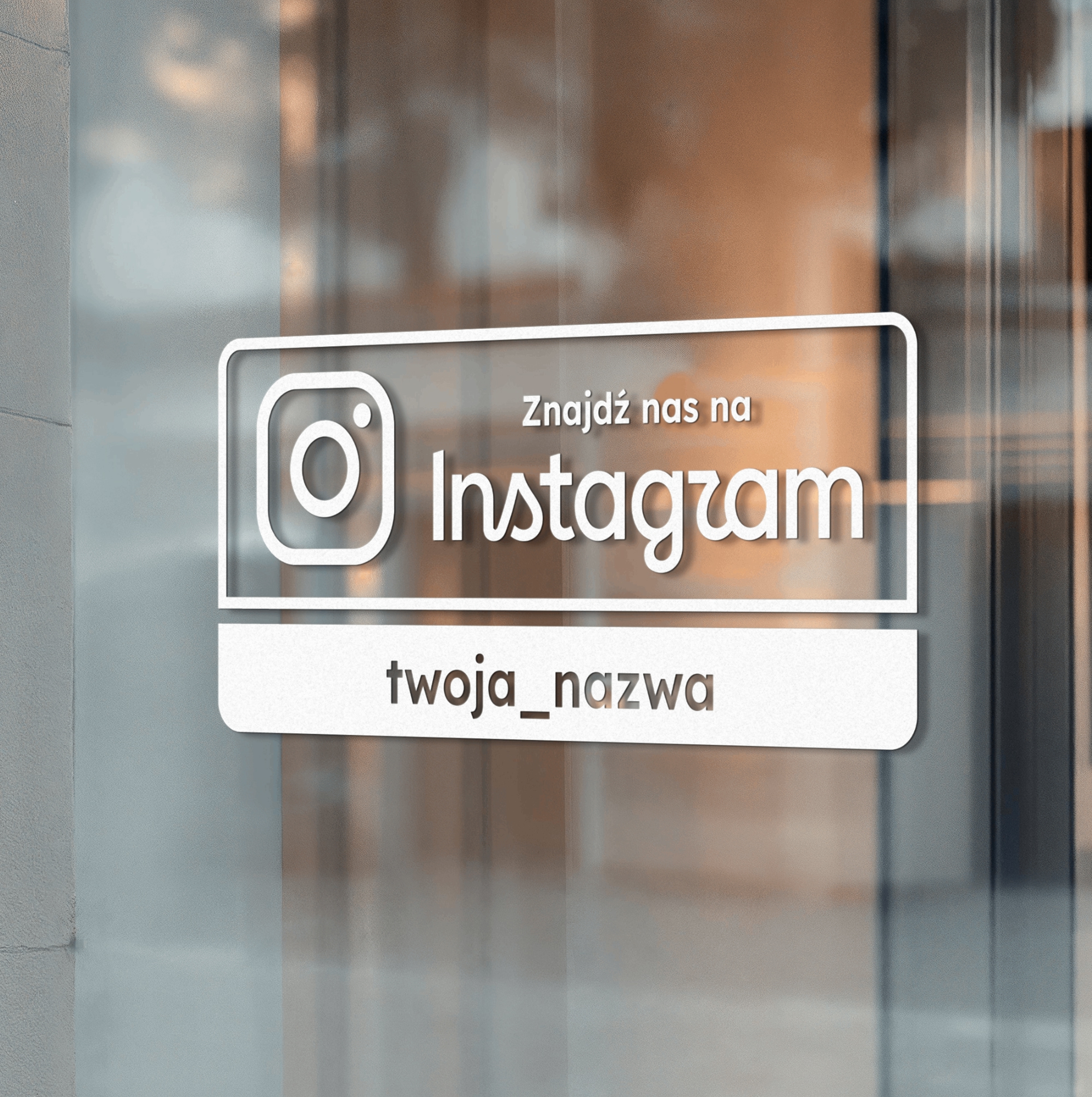 Naklejka Znajdź nas na Instagram - obrazek 4