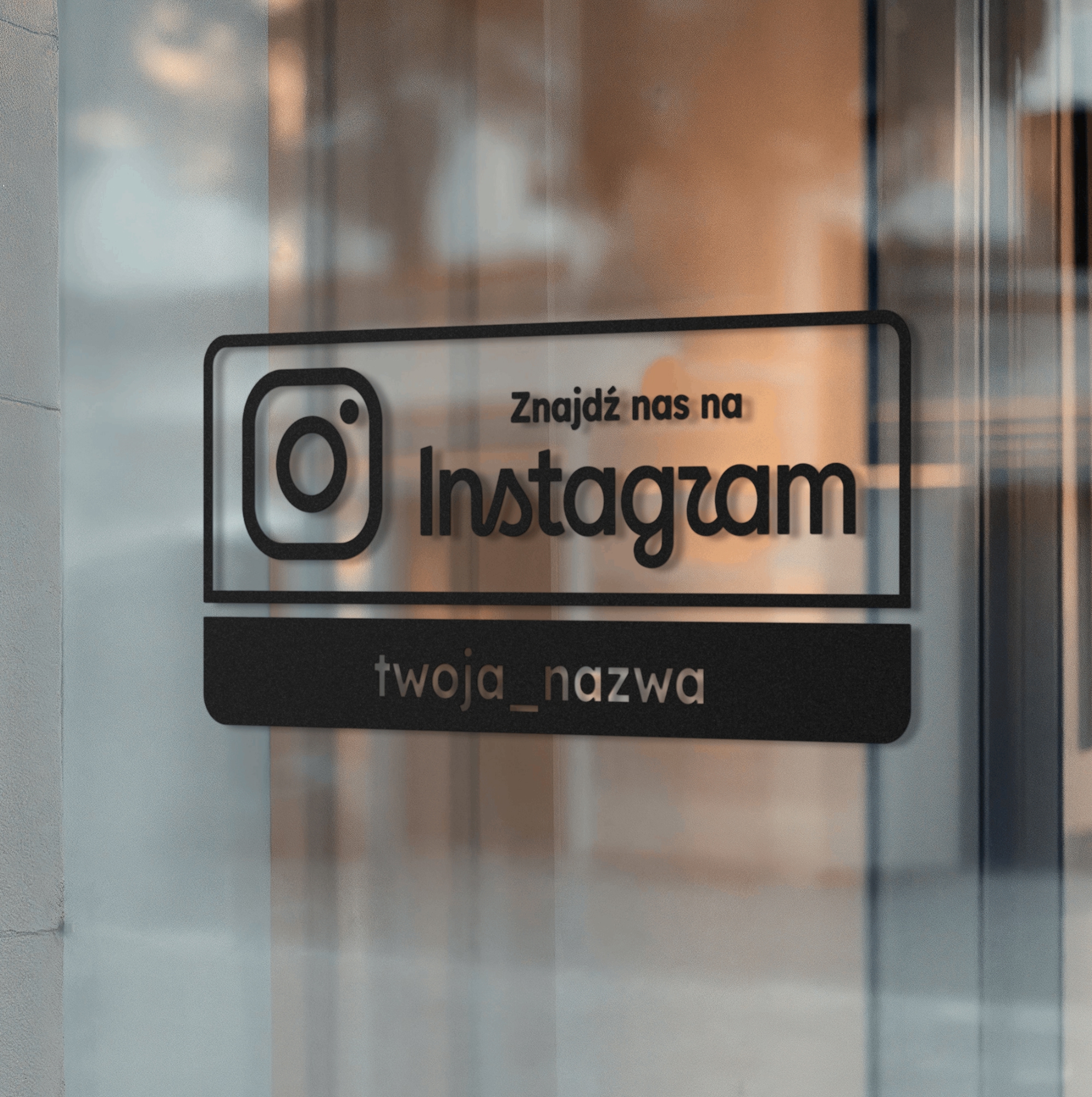 Naklejka Znajdź nas na Instagram - obrazek 5