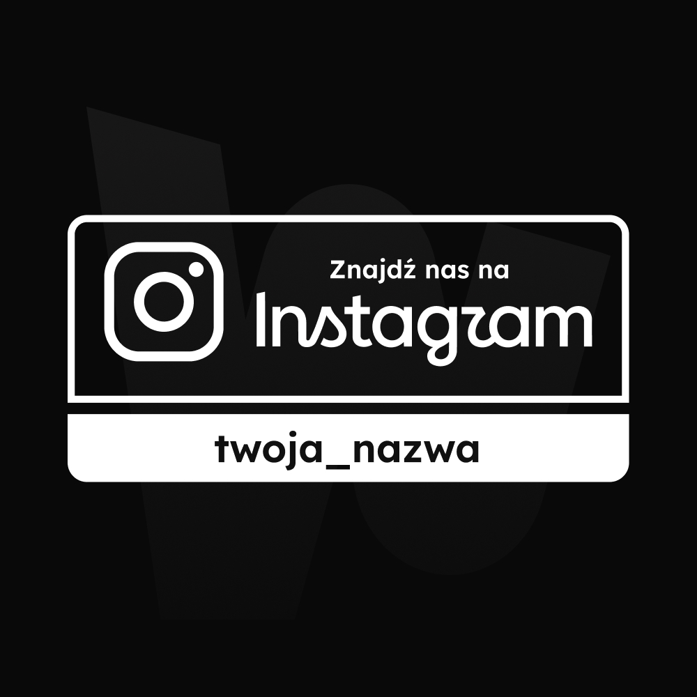 Naklejka Znajdź nas na Instagram - obrazek 2