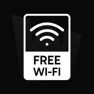 Naklejka Free wi-fi