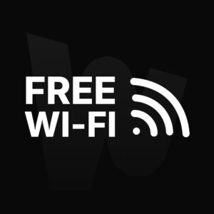 Naklejka Free wi-fi