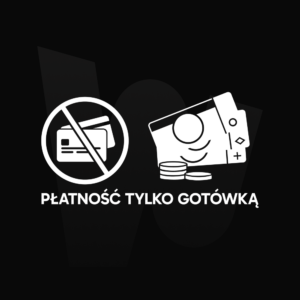 Naklejka Płatność tylko gotówką