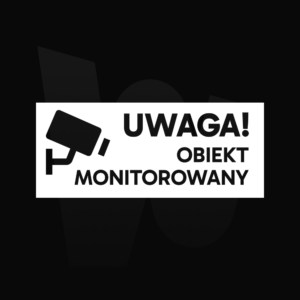 Naklejka Obiekt monitorowany