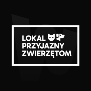 Naklejka Lokal przyjazny zwierzętom